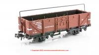 NR-10B Peco BR 15ft Ferry Wagon Hybar number B715010 in BR Bauxite livery